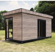 18 m2 Mangallı, Mutfaklı, Dağ Evi Konseptli Tek Parça Yaşam Alanı