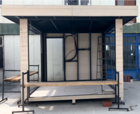 Giyotin Camlı Mangal Kulübesi