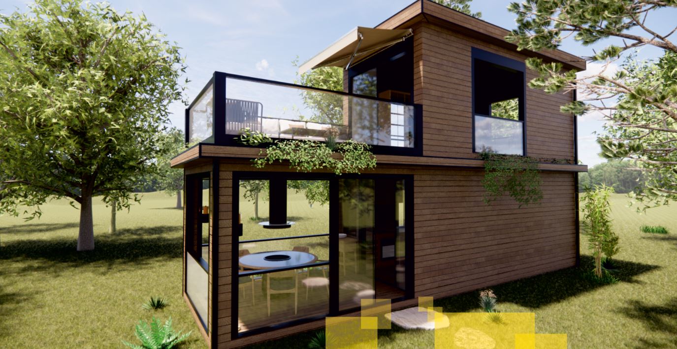 2 Katlı Teraslı Yaşam Alanı: Modern Mimari ve Panoramik Konfor