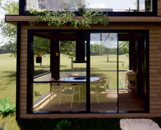 2 Katlı Teraslı Yaşam Alanı: Modern Mimari ve Panoramik Konfor